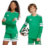 adidas Squadra 25 Long Sleeve Kids T-Shirt Green JN7491 Egyéb