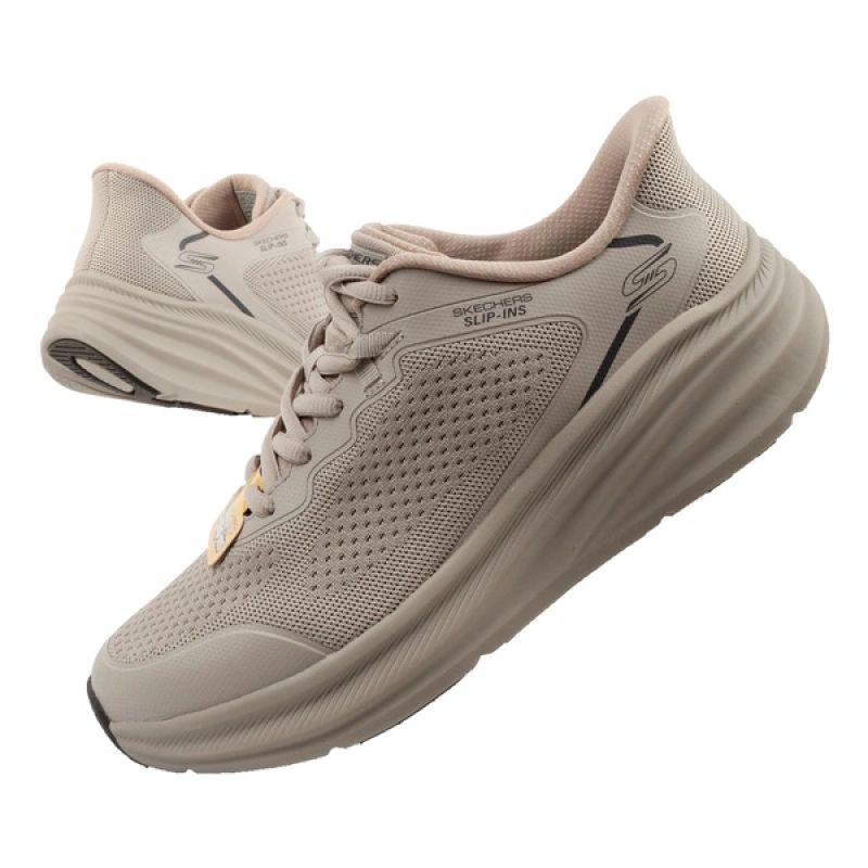 Skechers Bobs Skillz men's sneakers beige SLIP-INS bézs utcai cipő