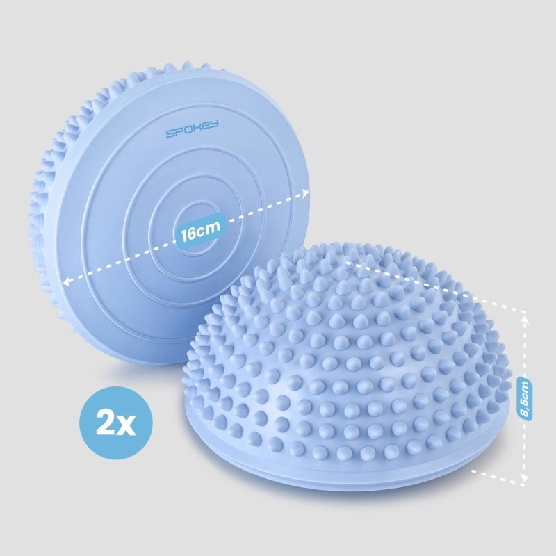 Spokey Sensory Half Balls for Balance Training, 2 pcs, SPIKE 16x8, 5cm edzőfelszerelés SPK-947370