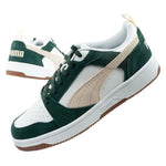 Puma Rebound v6 men's sports sneakers fashionable comfortable white zöld utcai cipő