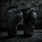 DBX Bushido 10oz Boxing Gloves - Hammer Black - Valor Series fekete kesztyű