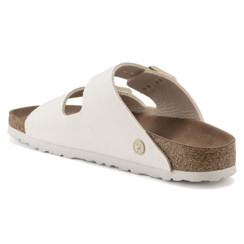 Birkenstock Arizona Vegan Women Textile Narrow Eggshell Flip-Flops for Narrow Feet Vegan (1022679) cipő