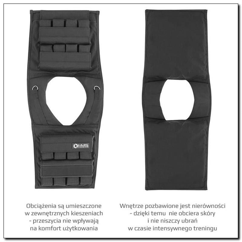 HMS Cordura KTO16 16kg Weighted Training Vest mellény 17-62-210