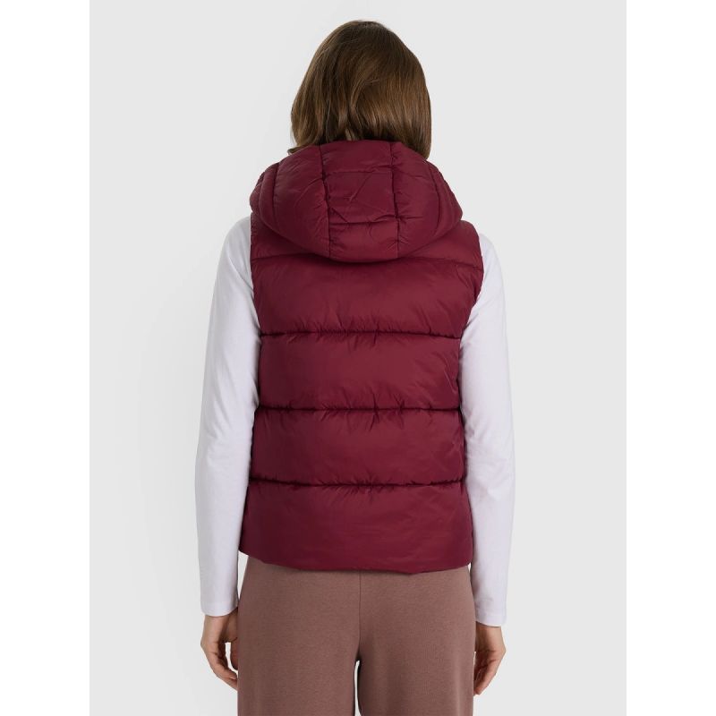 4f Women's down vest with synthetic filling 4FRAW25TVJAF326-60S Kiegészítő