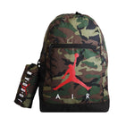 AIR Jordan School Pencil Case Backpack Camo + Pencil Case - uniwersalny pencil cases, backpacks