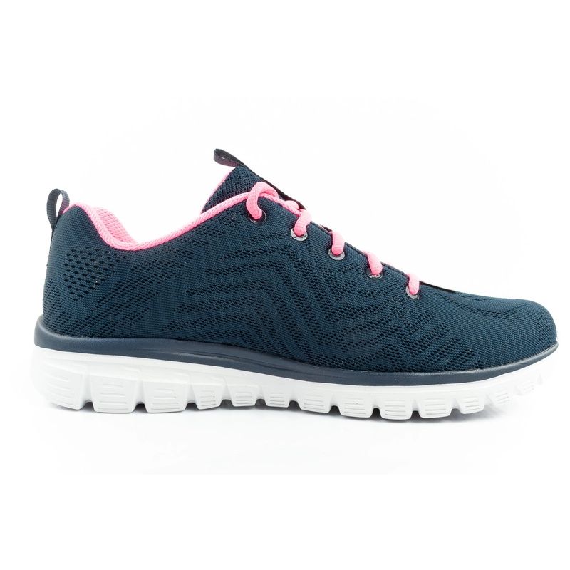 Skechers Graceful-Get women's sports shoes comfortable lightweight breathable navy blue Cipő