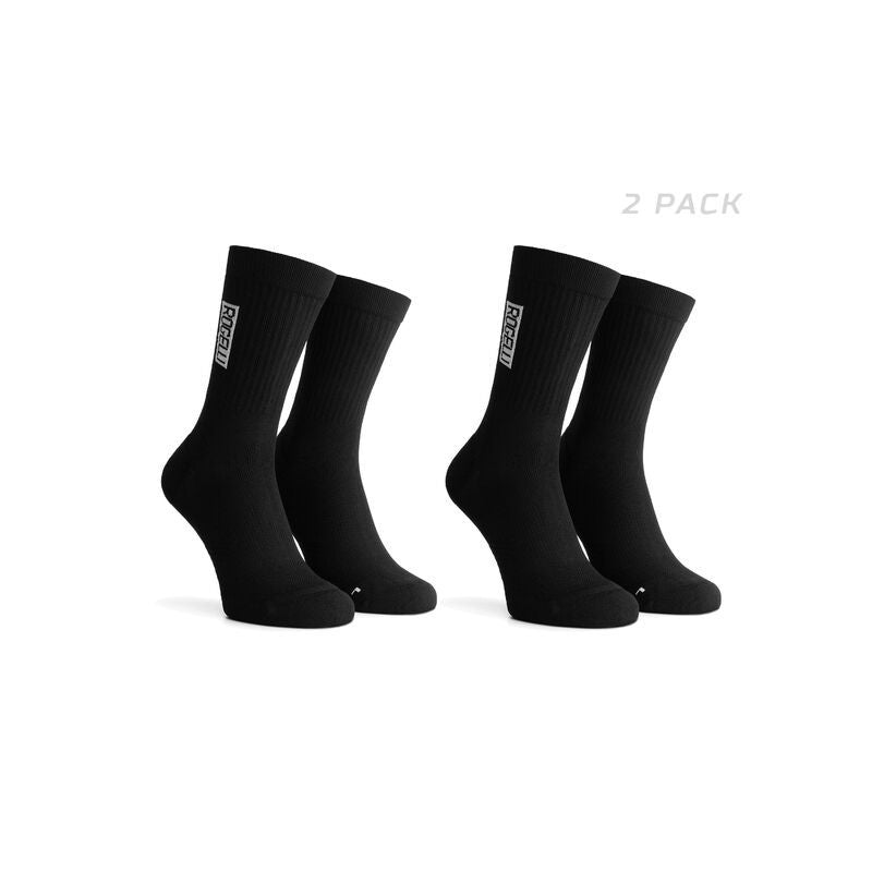 Rogelli running socks 2pack DISTANCE black fekete zokni