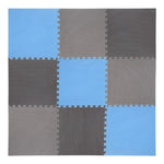 One Fitness Multipack MP10 puzzle mat blue-gray 9 pieces 10 mm szürke edzőfelszerelés 17-63-083