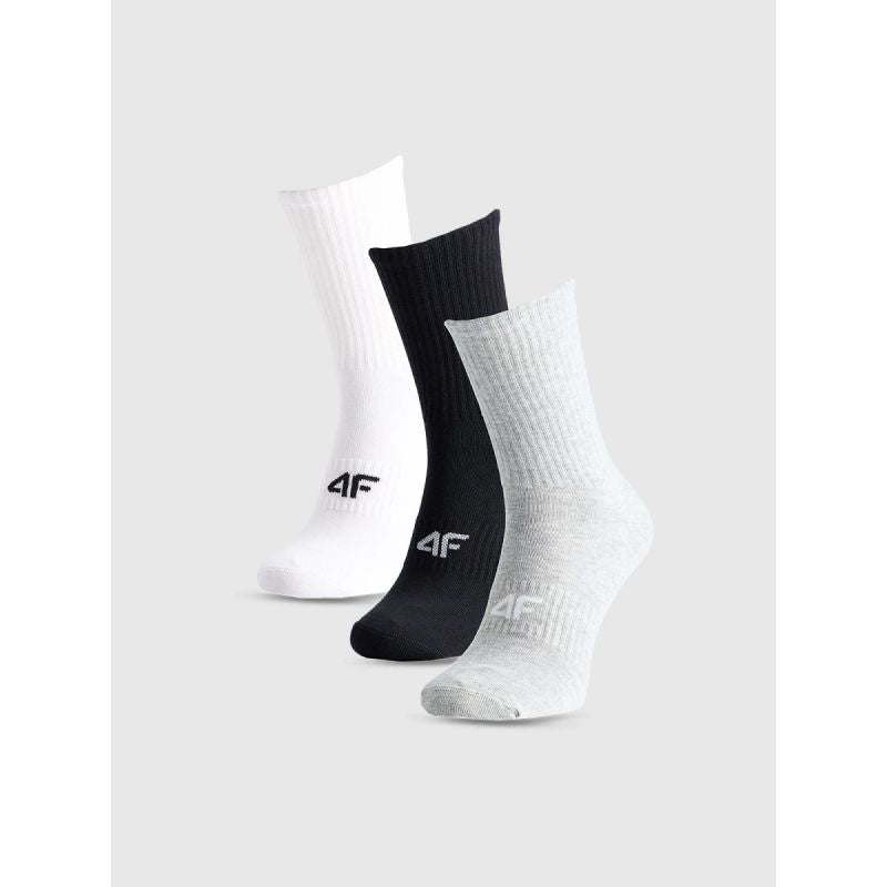 Women's Casual Ankle Socks (SET OF 3) 4F 4FWMM00USOCF474-90S zokni