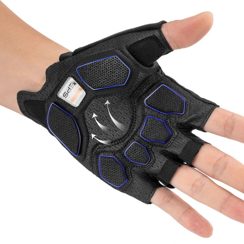 Rockbros ROAD TO SKY Short Shock Absorbing Cycling Gloves L - Black l \ czarny kesztyű 16220043002-211645