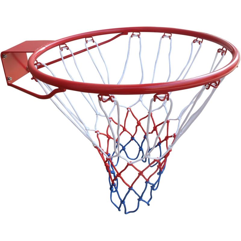 Enero Basketball Ring With Net 45cm Red piros nets
