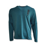 AIR Jordan Zion Longsleeve Shooting Shirt Dark Teal Green/Black/Black - zöld sweatshirts, shirts