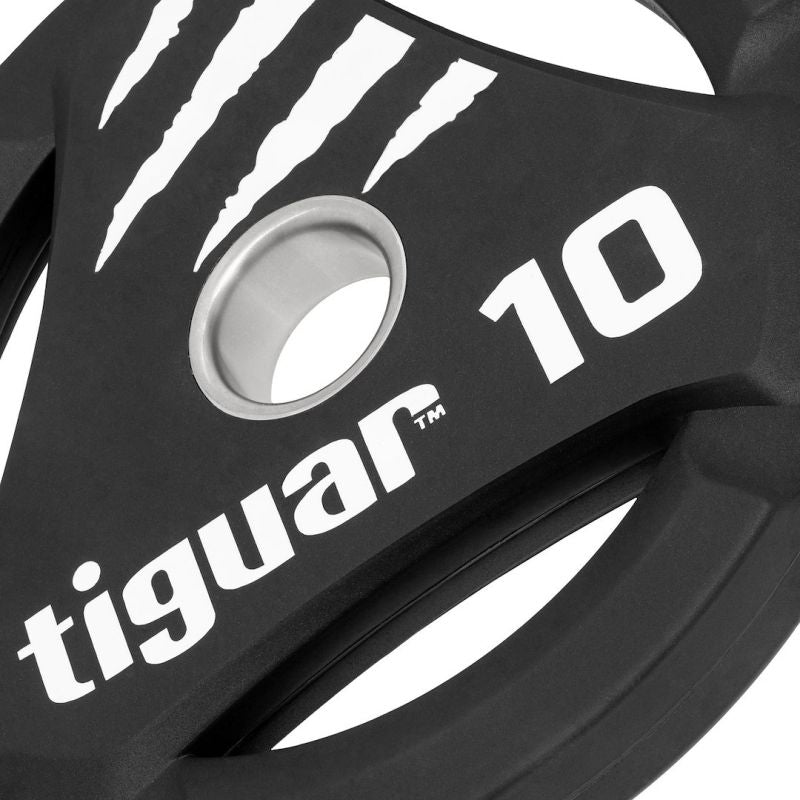 Tiguar PU Olympic plate 10 kg fekete kiegészítő TI-WTPU01000