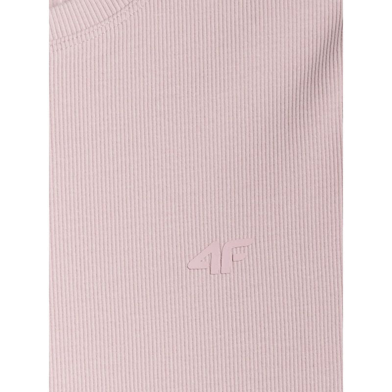 Women's slim ribbed T-shirt 4F 4FRSS26TTSHF3629-56S clothing