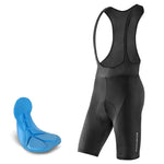 Rockbros bib with pad - black fekete short