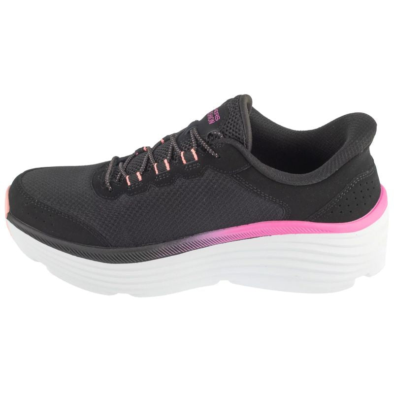 Skechers Slip-Ins: Max Cushioning Endeavour – Cardova Black, Size fekete cipő 129474-BKPK