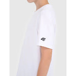 4F Boy's plain cotton T-shirt ruházat 4FJWMM00TTSHM3605-10S