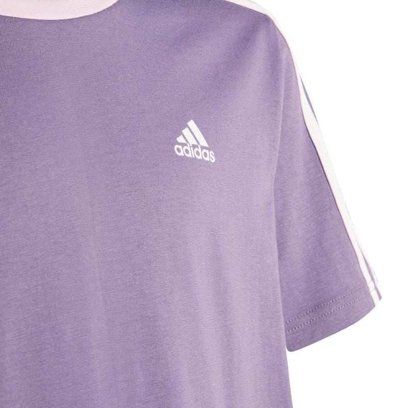 adidas Essentials 3-Stripes Cotton Loose Fit Boyfriend Tee Jr IL3276 Póló