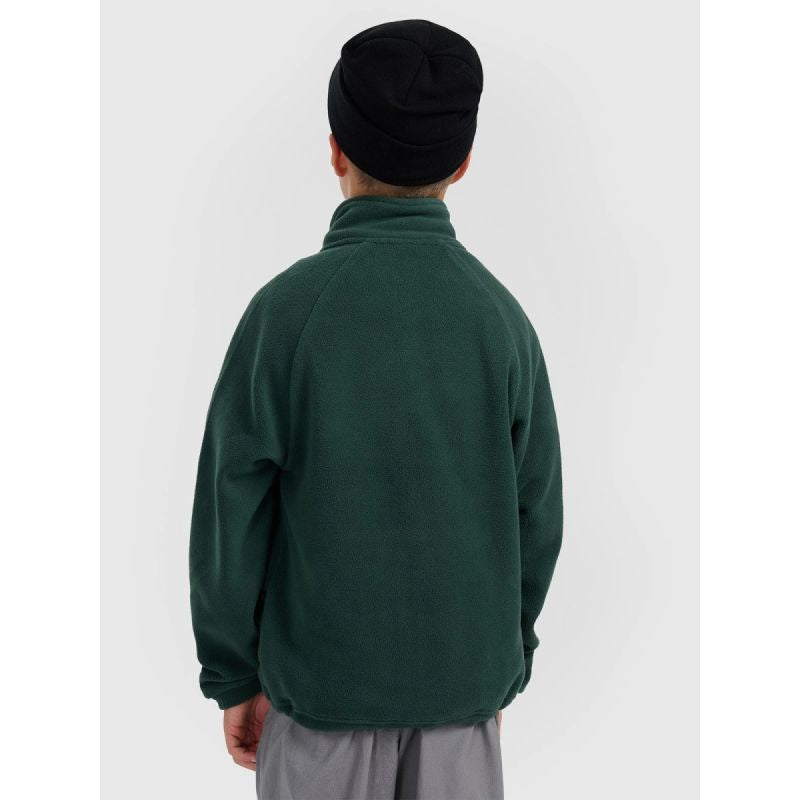 4FWarm fleece with stand-up collar for boys 4F 4F4FJRAW25TFLEM438-40S pulóver