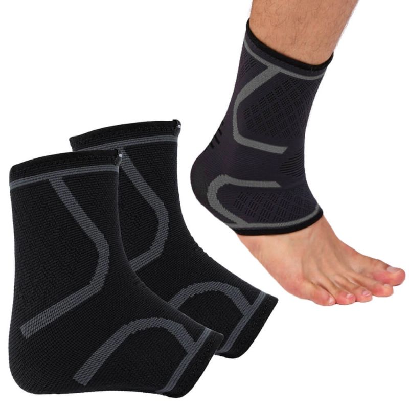 DBX Bushido Elastic ankle braces | 7132 - set of 2 | fekete strippers, sleeves, sets