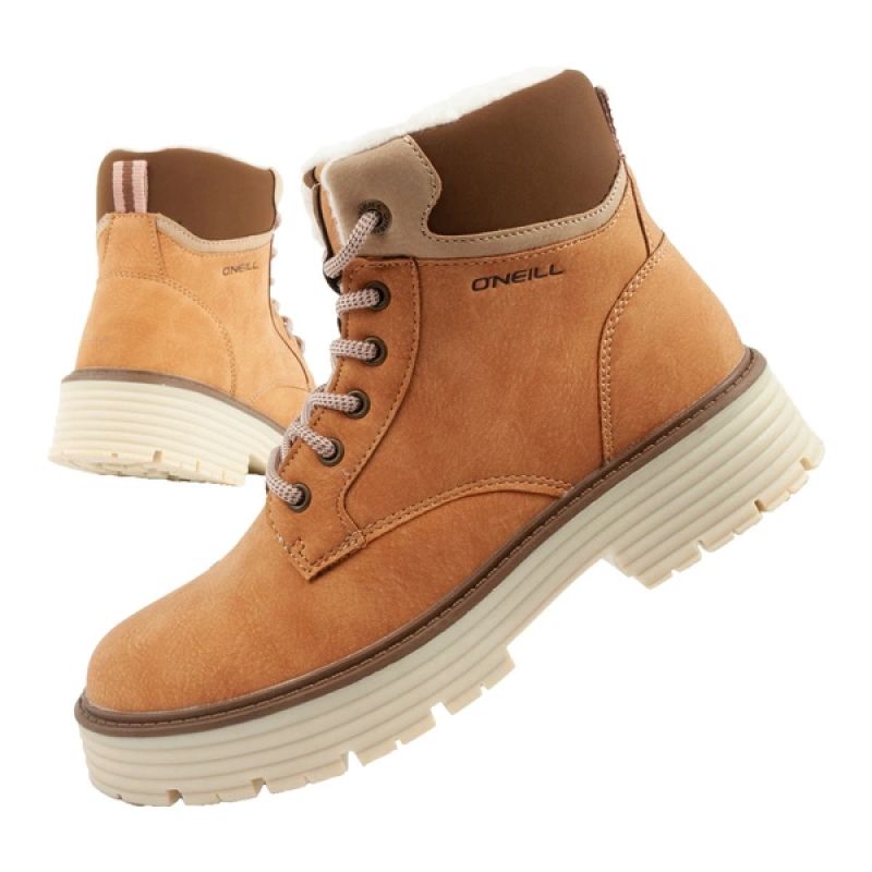 O'Neill winter boots women's hiking boots ankle boots insulated fashionable brown barna cipő