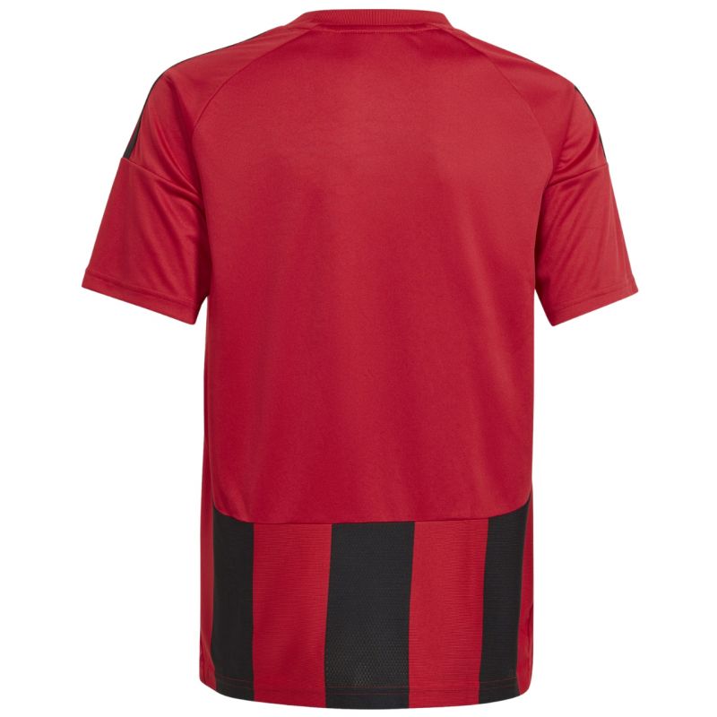 adidas Striped 24 Kids T-Shirt Red and Black IW2131 116 cm póló
