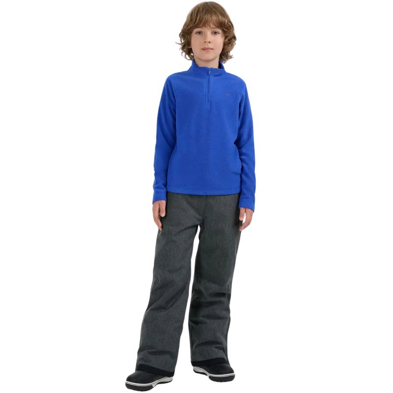 4f Boy's fleece sweatshirt M058 cobalt 4FJWAW25UFLEM058 36S General