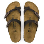 Birkenstock Mayari Habana Narrow Women's Flip-Flops, Nubuck Leather, Brown (0171323) barna papucs