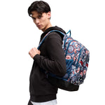 Puma Academy Backpack Blue and Red AOP 91150 piros hátizsák 9115027