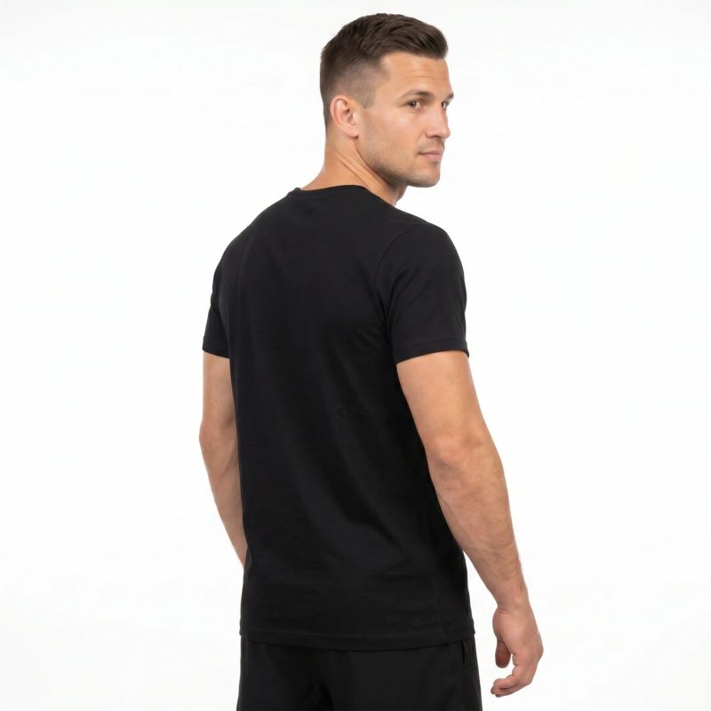 DBX Bushido Men's T-shirt Black Cotton T-shirt fekete póló TSRA-190-BK
