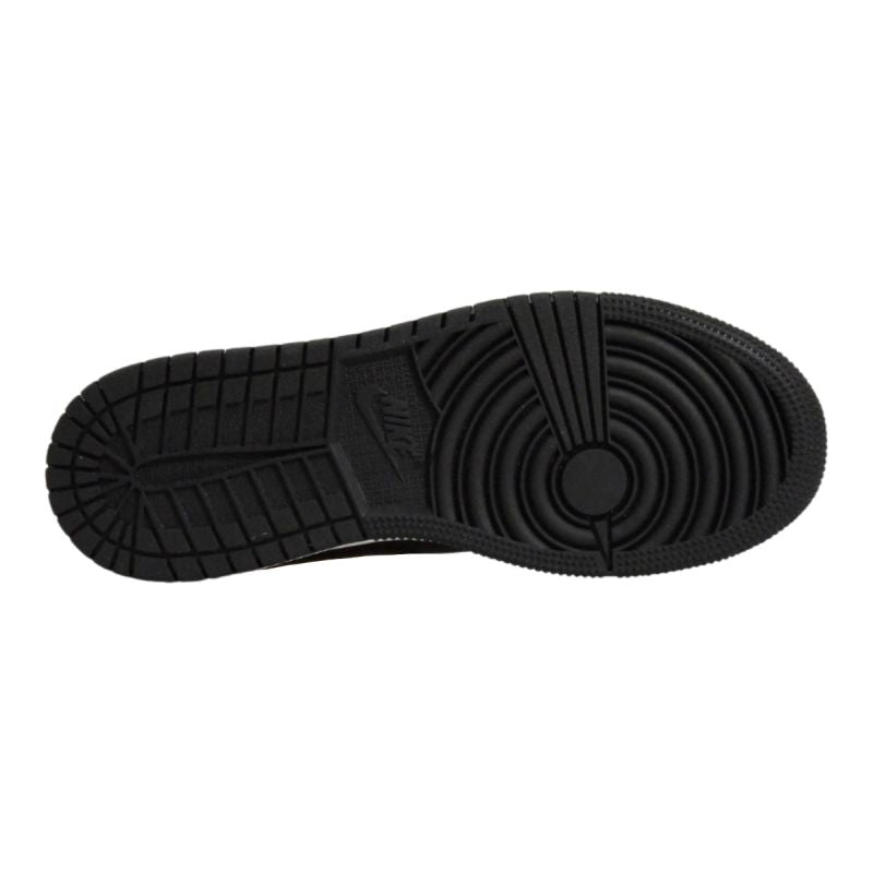 AIR Jordan 1 Mid Junior (GS) Basketball Black/Metallic Gold - arany cipő