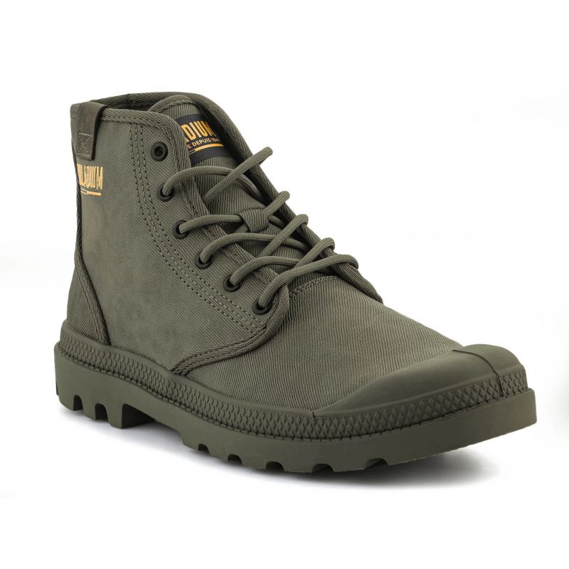 Palladium PAMPA HI COATED U shoes 74375-377-M Dusky Green Cipő