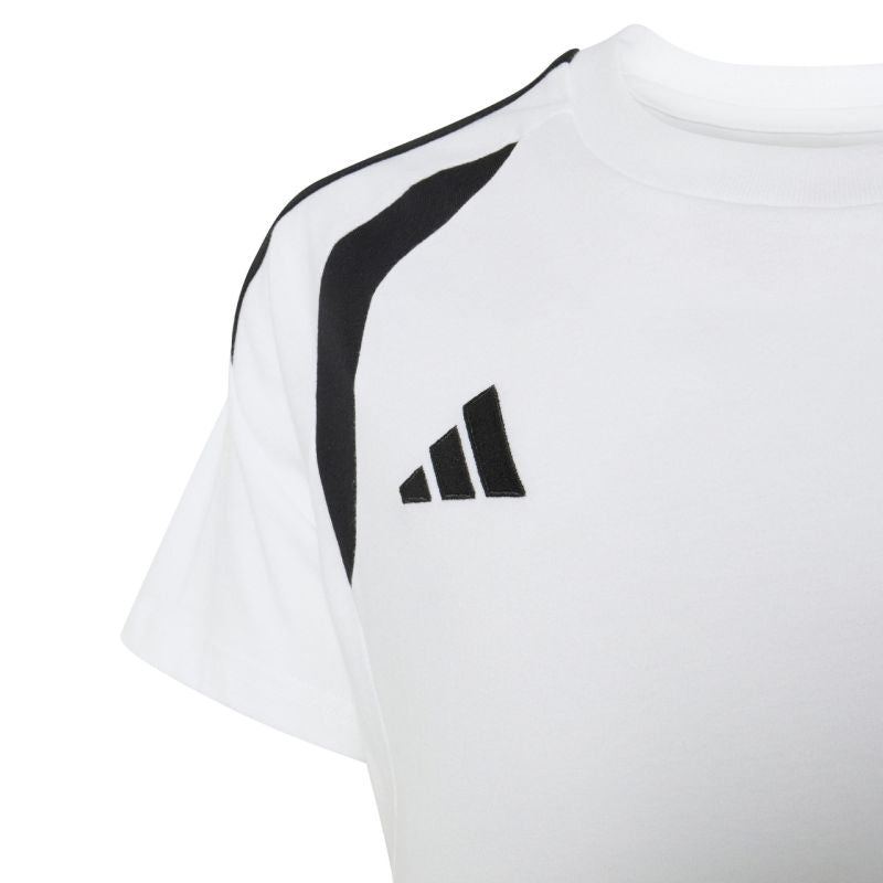 adidas Tiro 26 League Tee for kids white and black KC3699