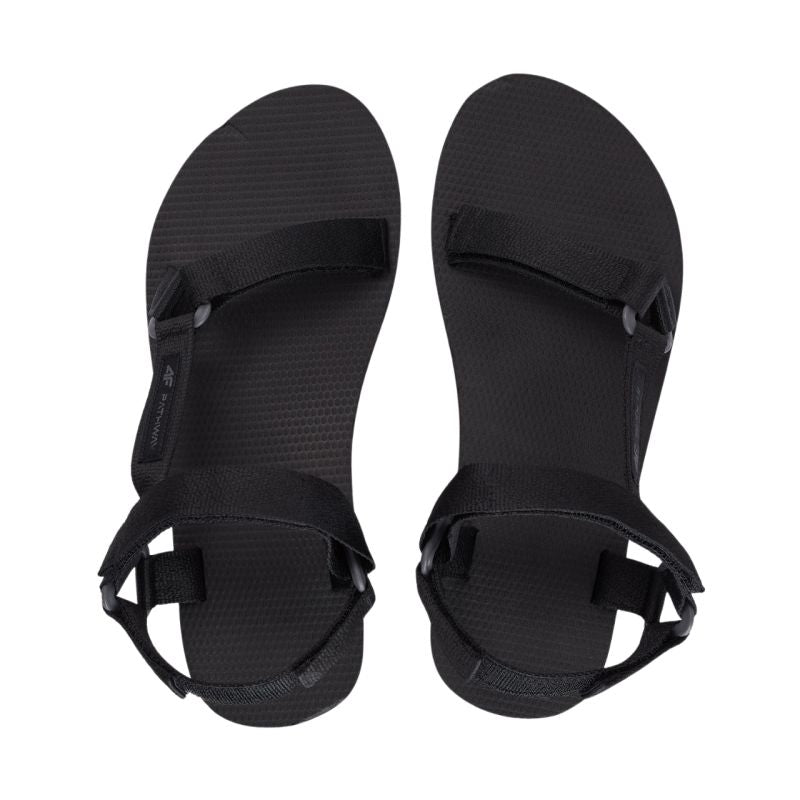 4F Women's sandals F117 dark gray 23S szürke cipő 4FWSS26FSANF11723S