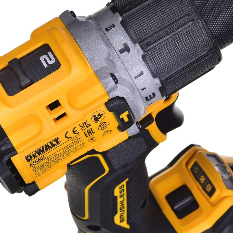 Drill driver 18V 2x5.0Ah BL TSTAK DCD805P2T