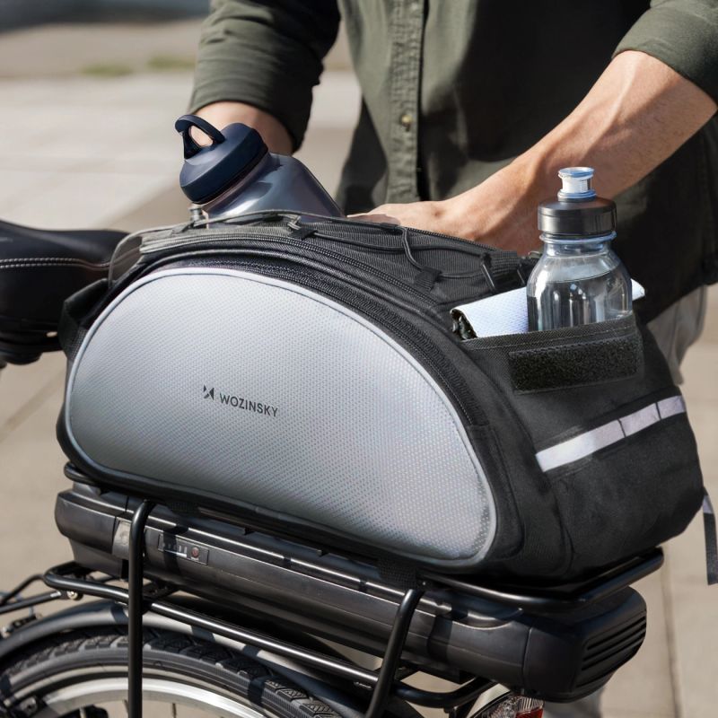 Wozinsky Bike Pannier with Shoulder Strap 13L Black ( ) fekete táska 304004-47865