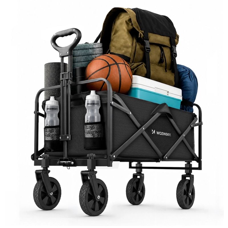 Wozinsky WZP-80 beach, tourist, garden, durable, wide wheels, up to - black fekete elektronika 304004-210220