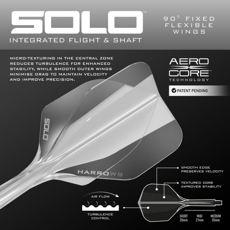Shaft + Harrows Solo pen - clear short papucs