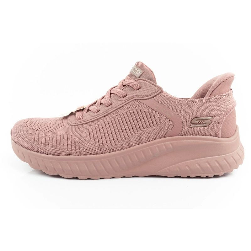 Skechers Bobs Squad-Chaos women's comfortable SLIP-INS sports shoes pink Cipő
