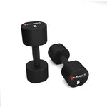 HMS HPT08 2 x 8 KG POLYURETHANE TPU Dumbbells súlyzó 17-66-217