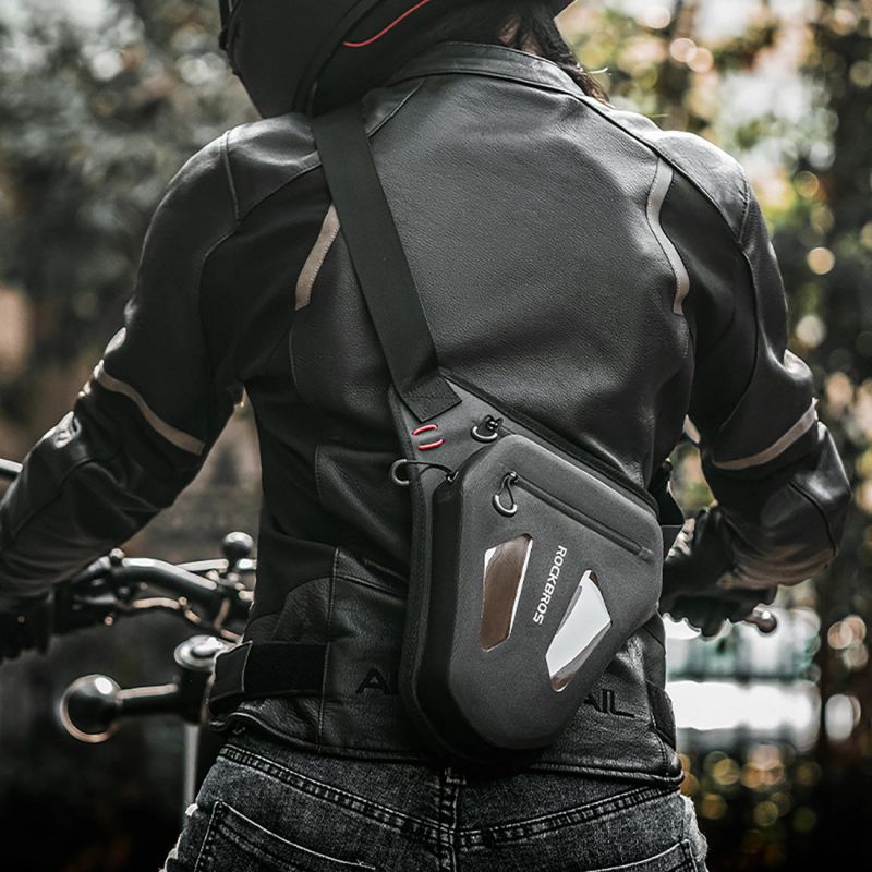 Rockbros Motorcycle for Leg, Thigh, Waist, Shoulder - Black fekete táska