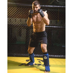 DBX Bushido Flexible Shin Guards - Shinrage Blue kék protectors and knee pads