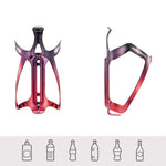 Rockbros RKL02 Aluminum Bottle Cage - Black and Red czarny || czerwony training equipment