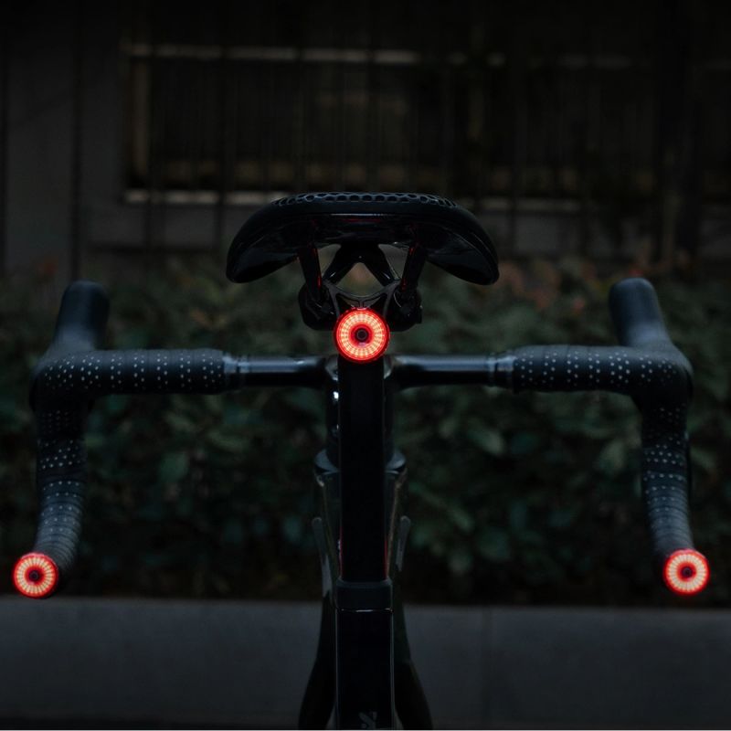 Wozinsky WIS-01 Waterproof Smart Tail Lights 2 pcs - Black fekete elektronika 304004-198906