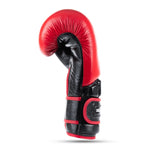 DBX Bushido Warrior RED Genuine Leather Boxing Gloves czarno-czerwony kesztyű
