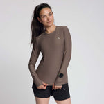 Rogelli DR running T-shirt ESSENTIAL mocha kerékpáros ruha SIRR2010001.960.M