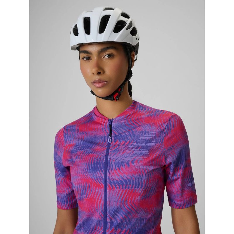 Women's cycling jersey with UPF50+ filter 4F