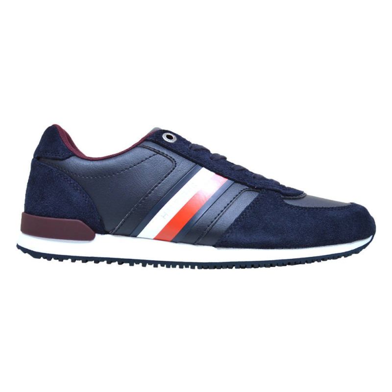 Tommy Hilfiger Iconic Runner Men's Navy - FM0FM03000 DW5 kék utcai cipő