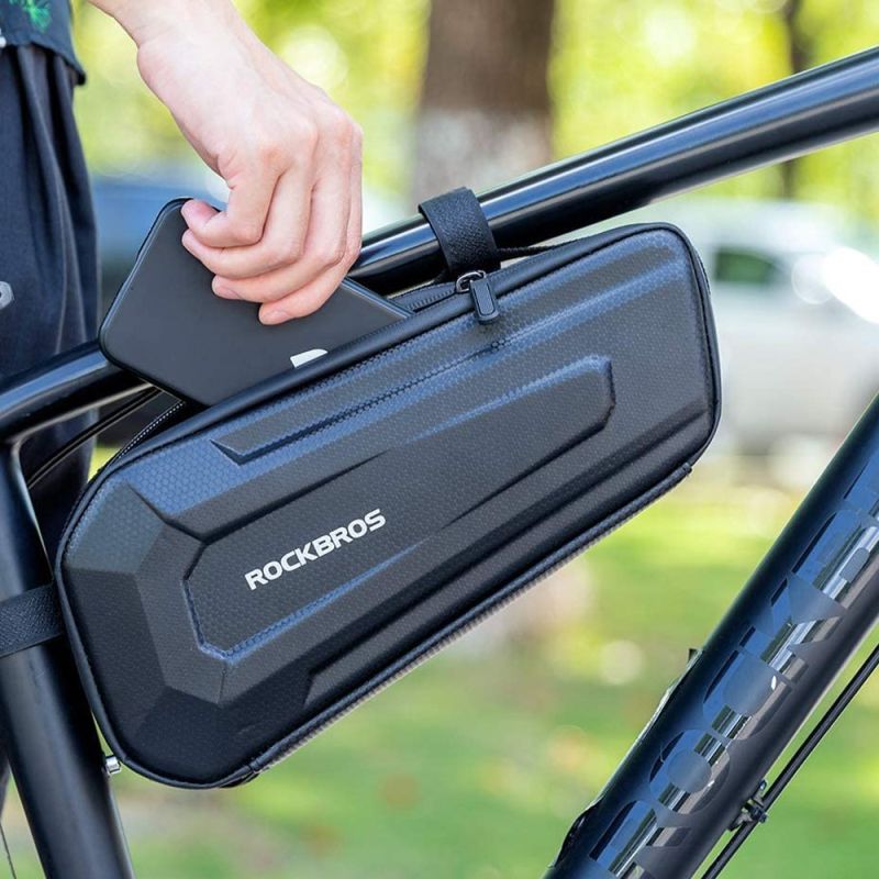 Rockbros frame 1.5l, black B66 fekete táska