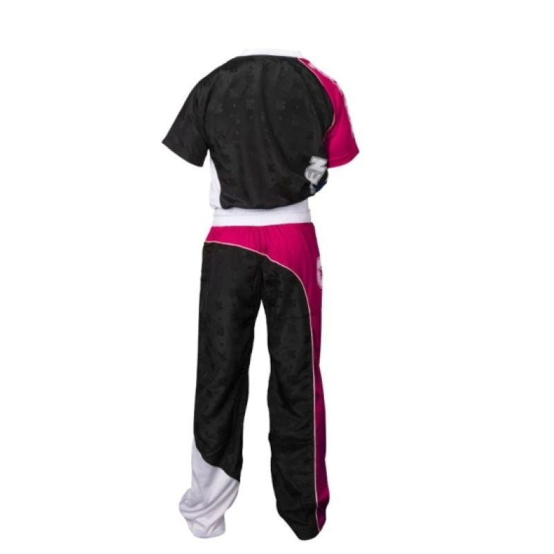 TOP TEN "BOW" kickboxing outfit black and pink XL (190 cm)